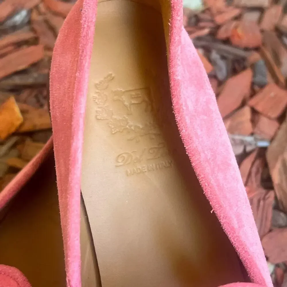 NWOB Del Toro Suede Milano Loafers begonia suede size 8.5